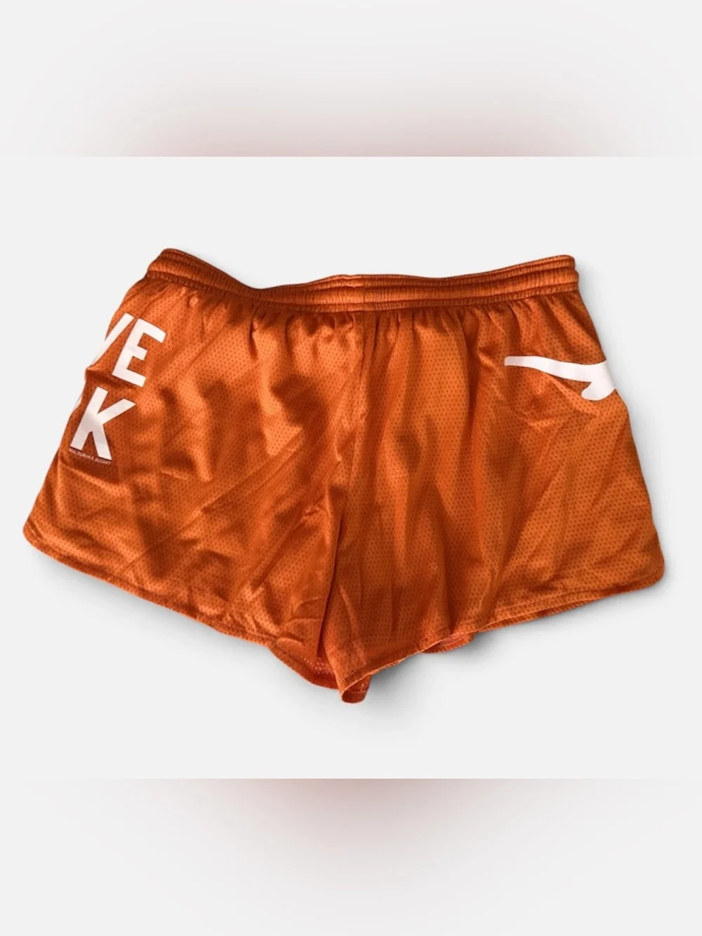Victoria's Secret Texas Longhorn Orange Mesh Athletic Shorts